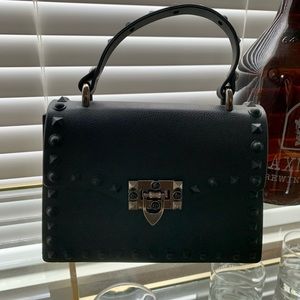 Black Studded Purse
